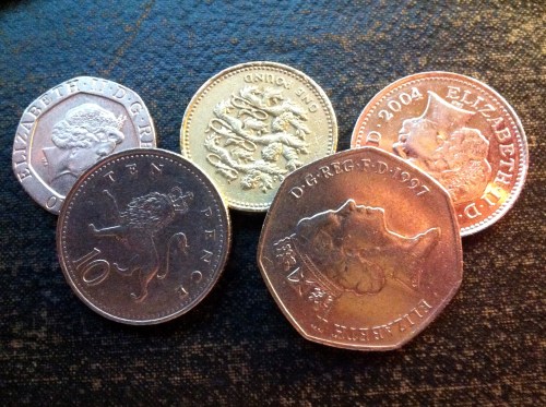 Olympic Logo a Day 04: change in my pocket