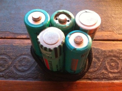 Olympic Logo a Day 07: battery powered