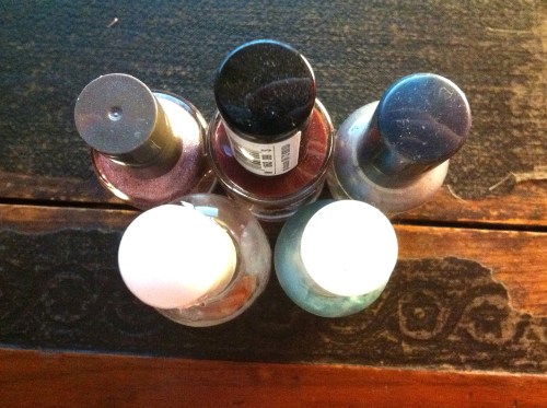 Olympic Logo a Day 12: nail varnish