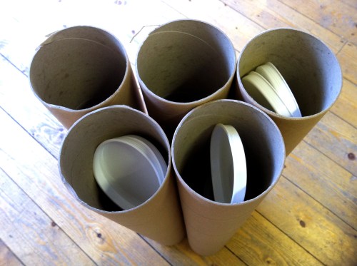 Olympic Logo a Day 024: poster tubes