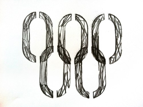 Olympic Logo a Day 026: stencilled