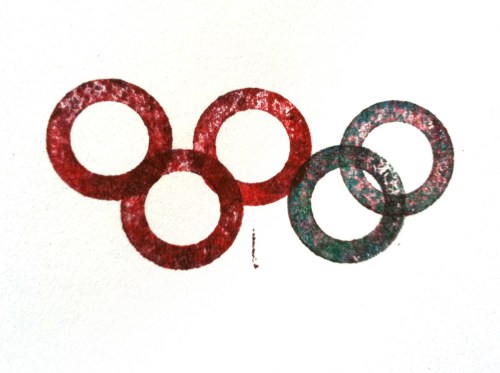 Olympic Logo a Day 030: inky