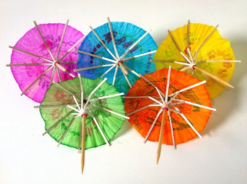 Olympic Logo a Day 033: cocktail parasols