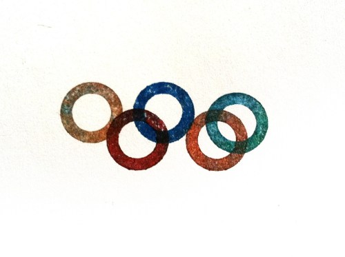Olympic Logo a Day 034: inky