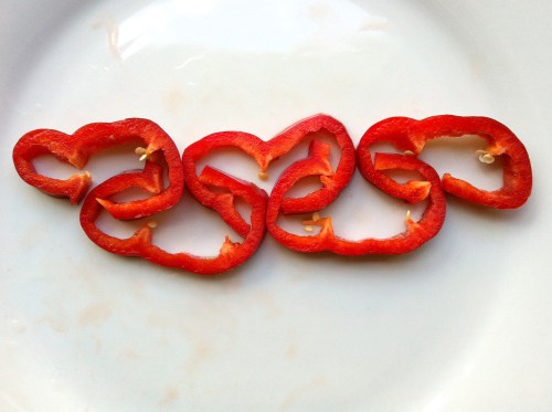 Olympic Logo a Day 040: red peppers
