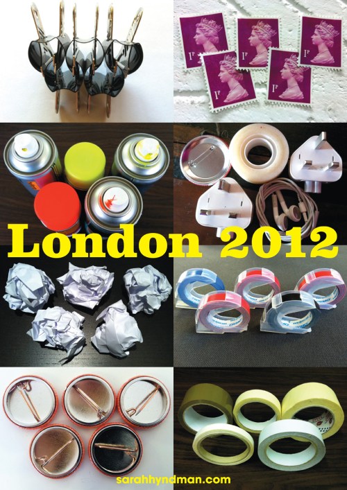 Alternative London 2012 posters by Sarah Hyndman of With Relish